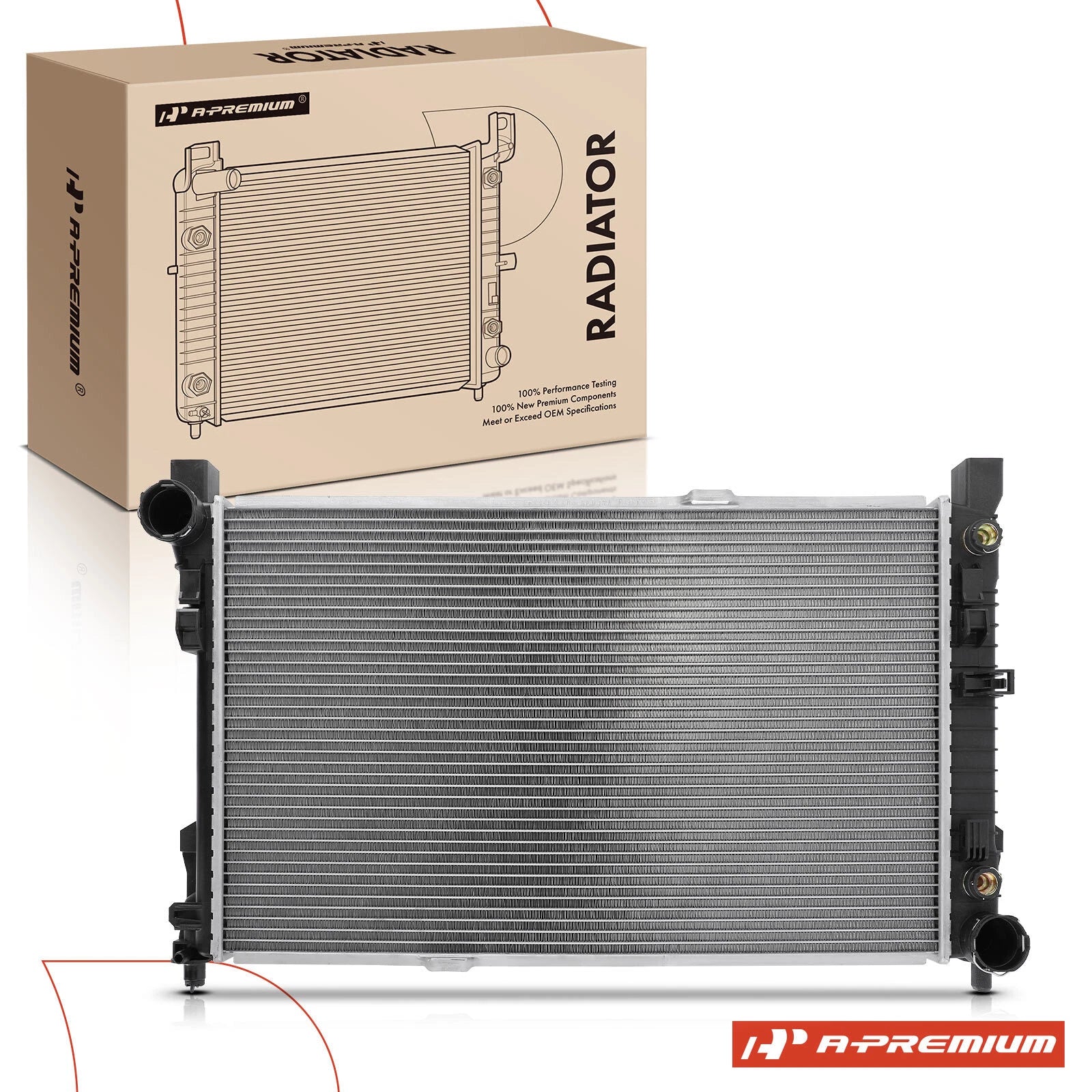 Radiator with Oil Cooler for Mercedes-Benz R171 R172 CLK350 SLK350 (2008–2009)