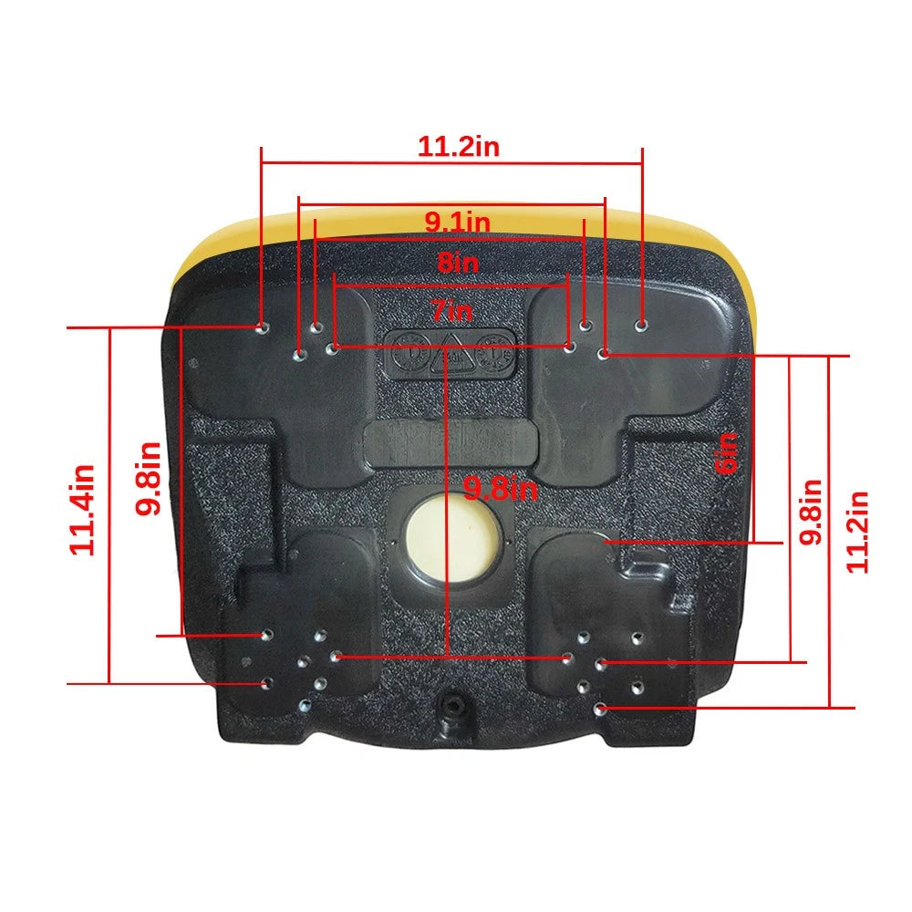 High Back Seat for John Deere Lawn Mower 325 335 345 415 425
