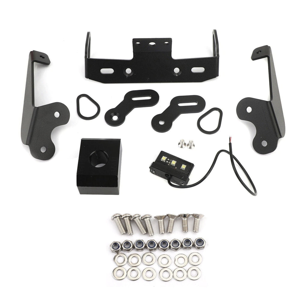 License Plate Holder Frame for Yamaha MT-09 FZ-09 (2017–2020) BLK