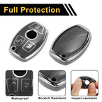 TPU Silicone Car Key Case for Mercedes-Benz (3 Buttons)