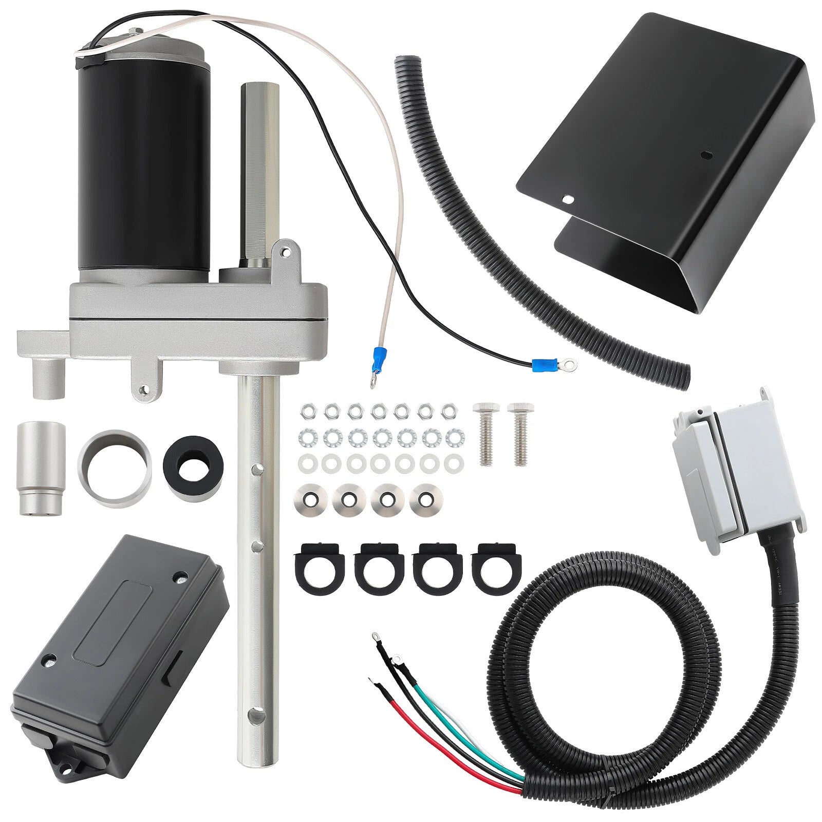 Electric Powered Trailer Jack Kit for 12000 lbs Landing Gear (Fits 1824)