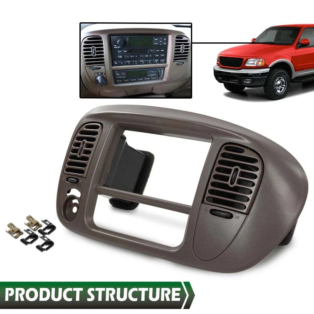 Dash Panel Trim Bezel for Ford F150 Expedition (1997–2003) Brown