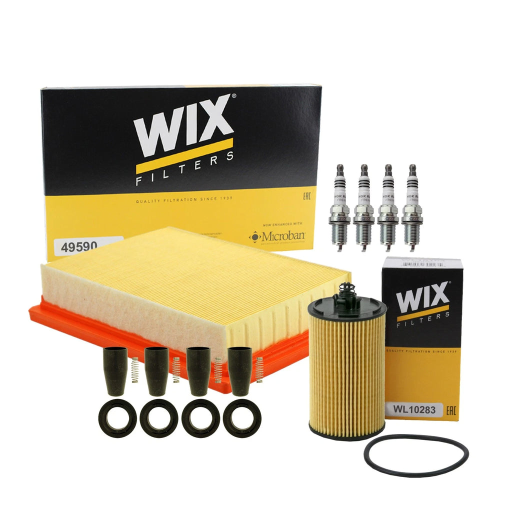 Tune Up Kit with 4 NGK Spark Plugs & Coil Boots for Chevrolet Sonic (2012–2020)
