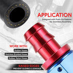 AN10 Straight Swivel Oil/Fuel Line Hose End Push-On Male Fitting