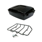 Black Chopped Trunk Top Rack for Harley Touring Electra Glide (1997–2013)