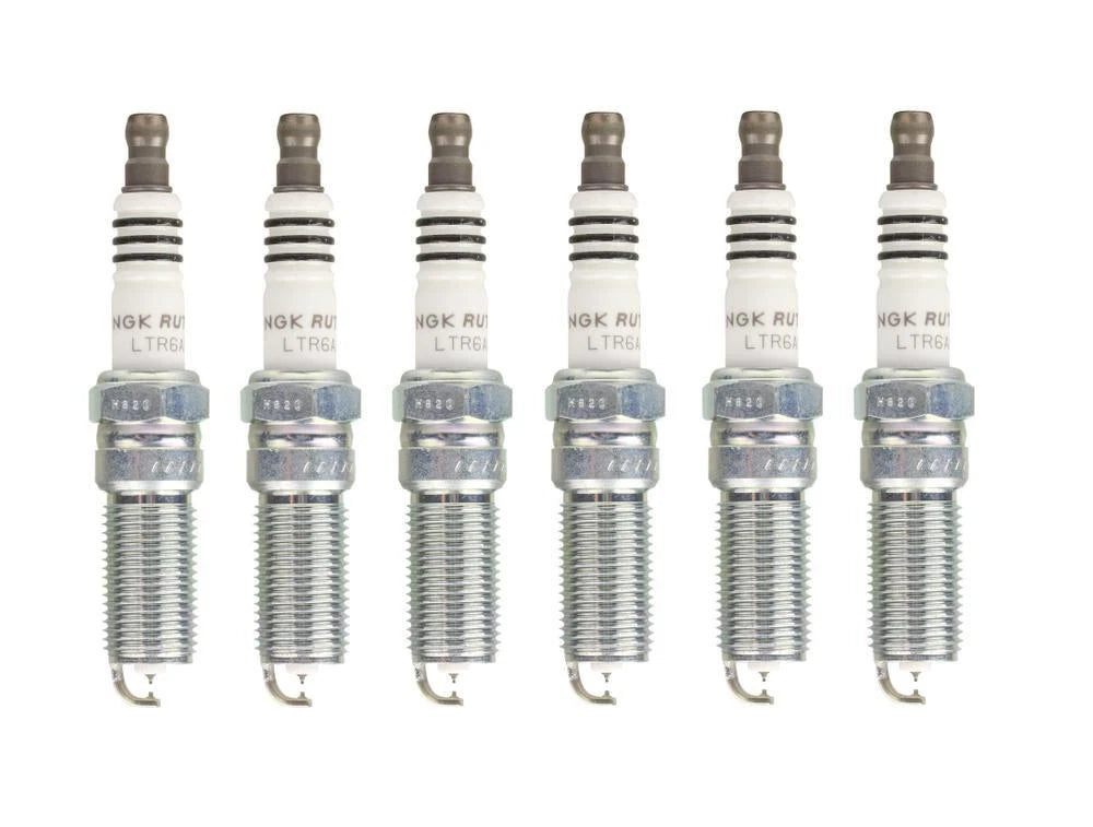 Set of 6 NGK Ruthenium HX Spark Plugs for Ford EcoSport, Mazda MX-5 Miata (2016–2023)