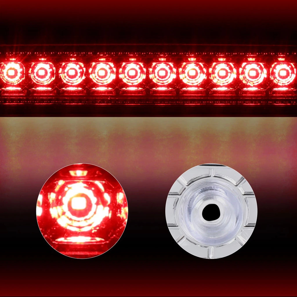 Full LED Third Tail Brake Light for Jeep Commander (2006–2010) Chrome