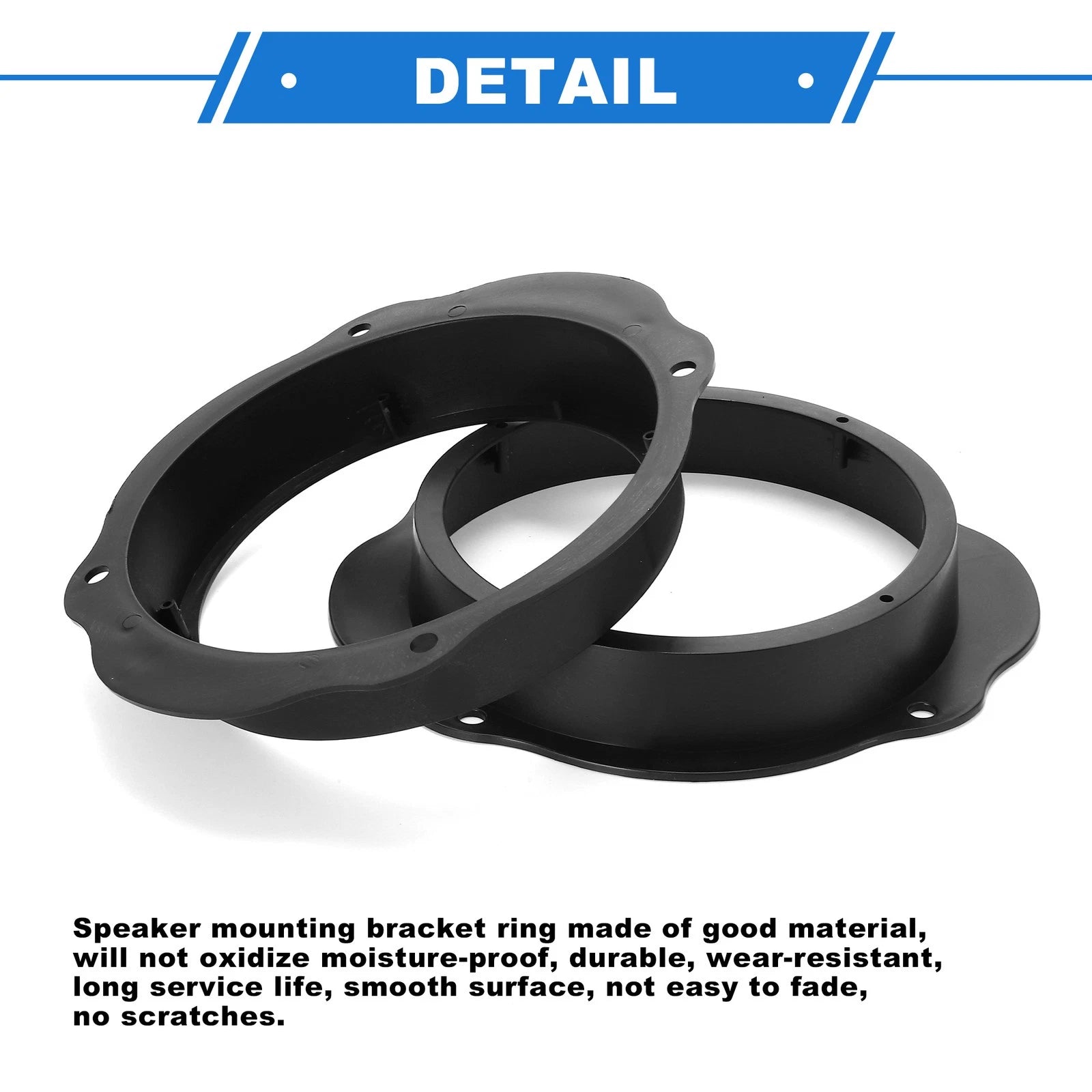 Set of 2 Speaker Spacer Rings for Ford Explorer (6.5")
