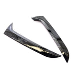2X Rear Window Spoiler Side Wing Trim Cover Black for VW Tiguan MK1 (2007–2016)