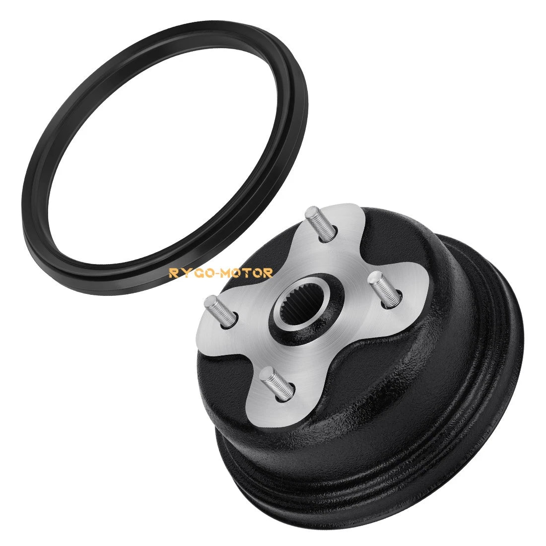 Rear Brake Drum w/Seal for Yamaha Kodiak 400 YFM400FW Grizzly 600 YFM600 (1993–1999)