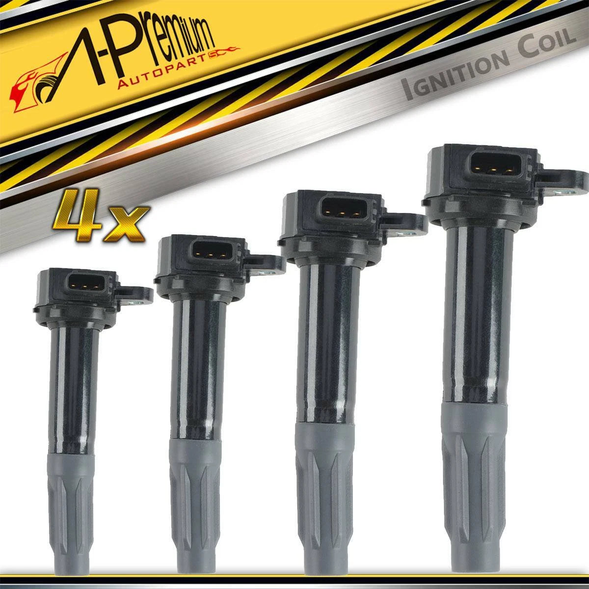 Set of 4 Ignition Coil Packs for Subaru Outback Legacy (2010–2012)