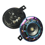 2X Neo Chrome Super Loud Electric Car Horn for Universal Vehicles (12V)
