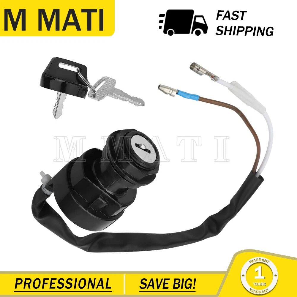 2X Ignition Key Switch for Yamaha Blaster YFS200 (1993–2006) 2XJ-82510-01-00 2XJ-82510-02-00