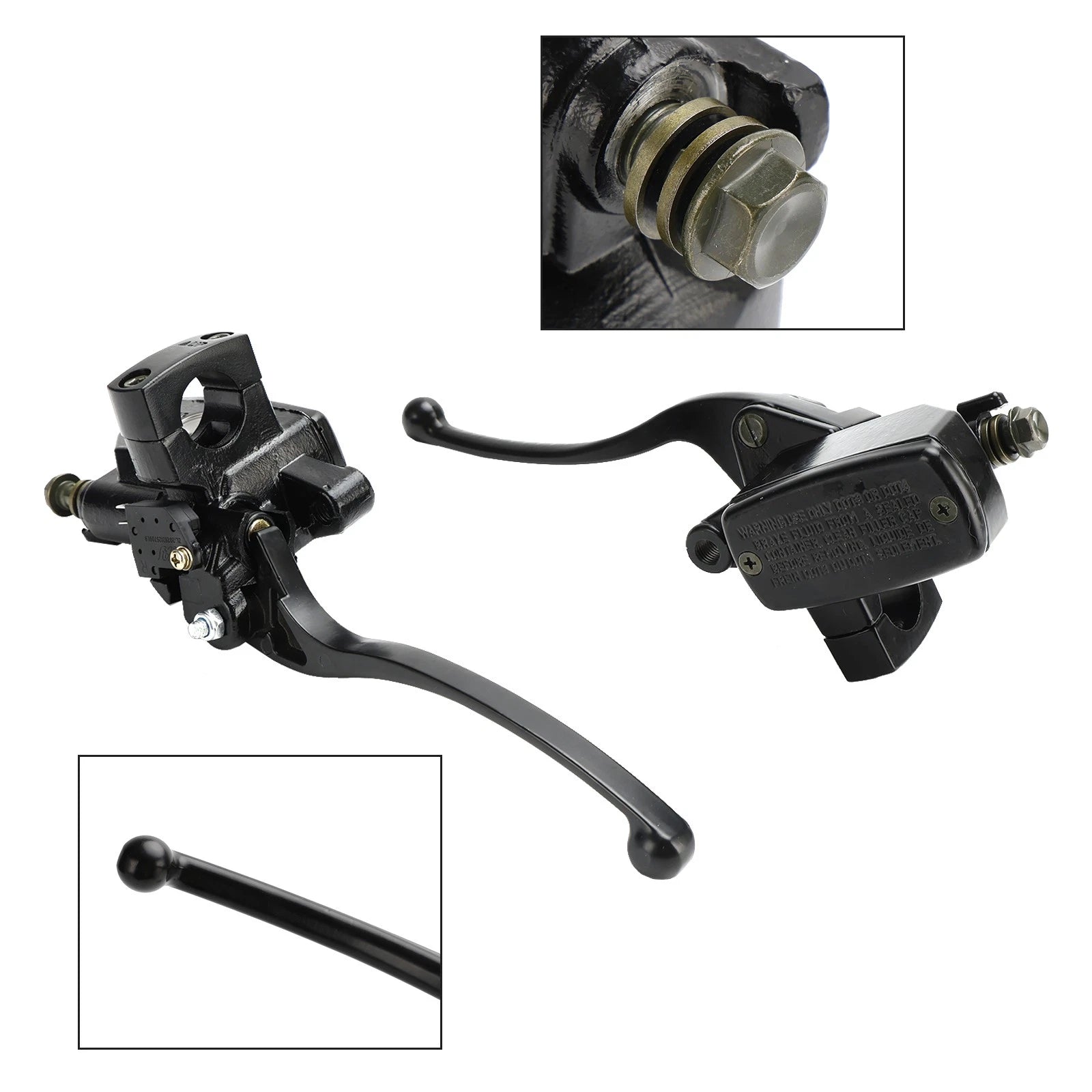 1" Brake Clutch Master Cylinder Reservoir Lever for Honda VTX1800 (2002–2008)