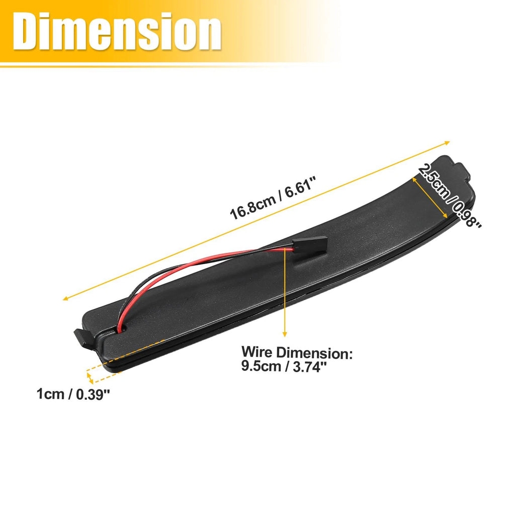 2X Turn Signal Light for Ford F-150 (2009–2014) 9L3Z-17E749-AA 9L3Z-17E748-AA