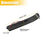 2X Turn Signal Light for Ford F-150 (2009–2014) 9L3Z-17E749-AA 9L3Z-17E748-AA