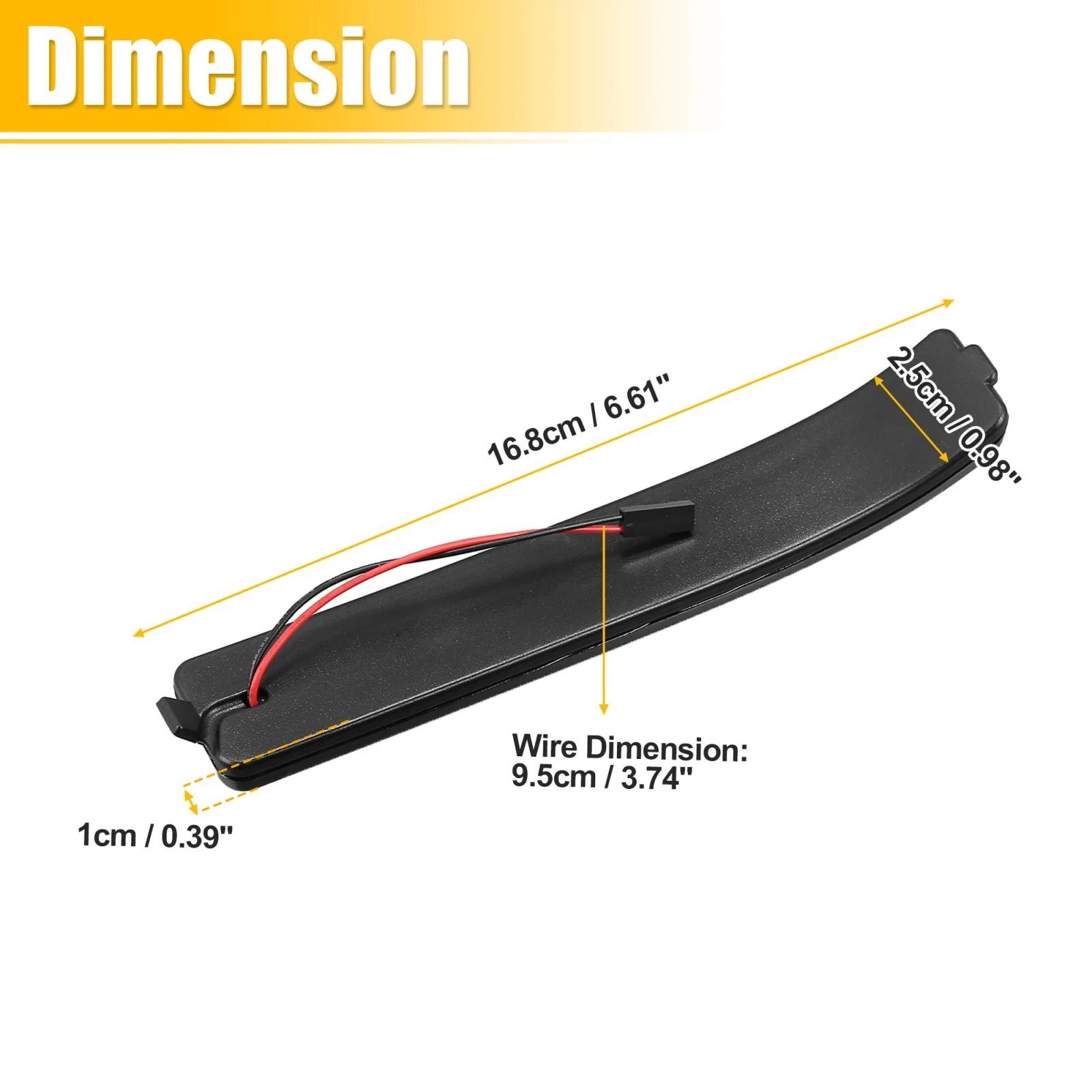 2X Turn Signal Light for Ford F-150 (2009–2014) 9L3Z-17E749-AA 9L3Z-17E748-AA