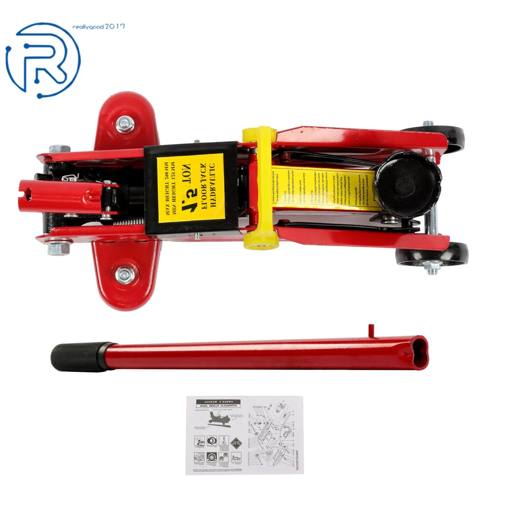1.5 Ton Hydraulic Trolley Floor Jack with Storage Case