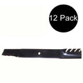 12-Pack Toothed High Lift Blades for Ferris 72" Decks (5022476, 96-341)