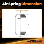Air Suspension Spring Bag for Mercedes-Benz (A0003270101, ContiTech 644NP)