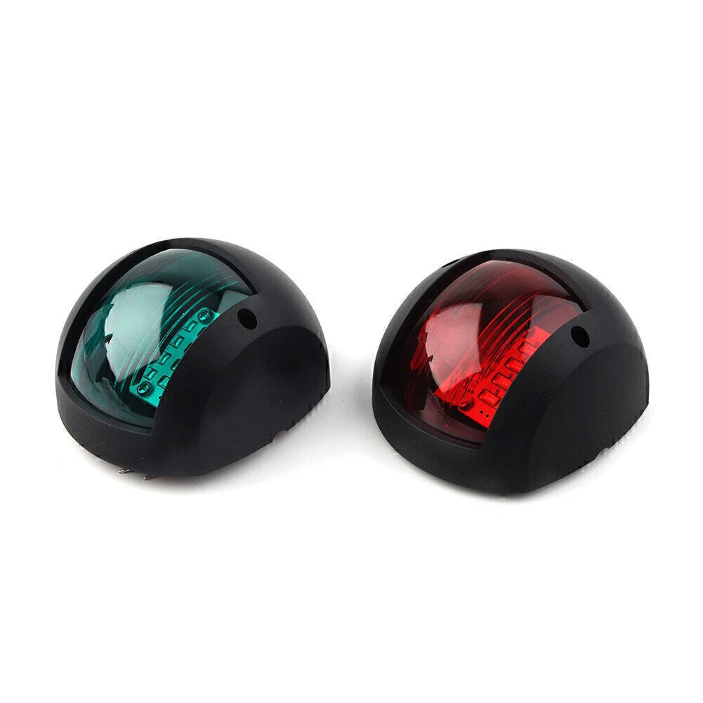 2X LED Navigation Light for Marine Boat (12V) - Green Red Side Starboard