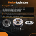 A/C Compressor Clutch Kit 7 Groove for Toyota Tacoma (2016)