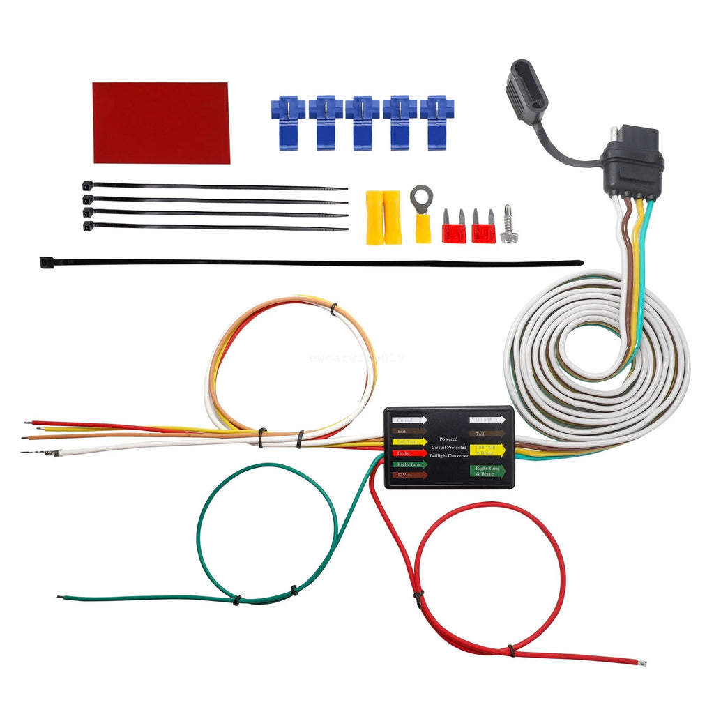 4-Way Flat LED Tail Light Converter Harness for (56236)