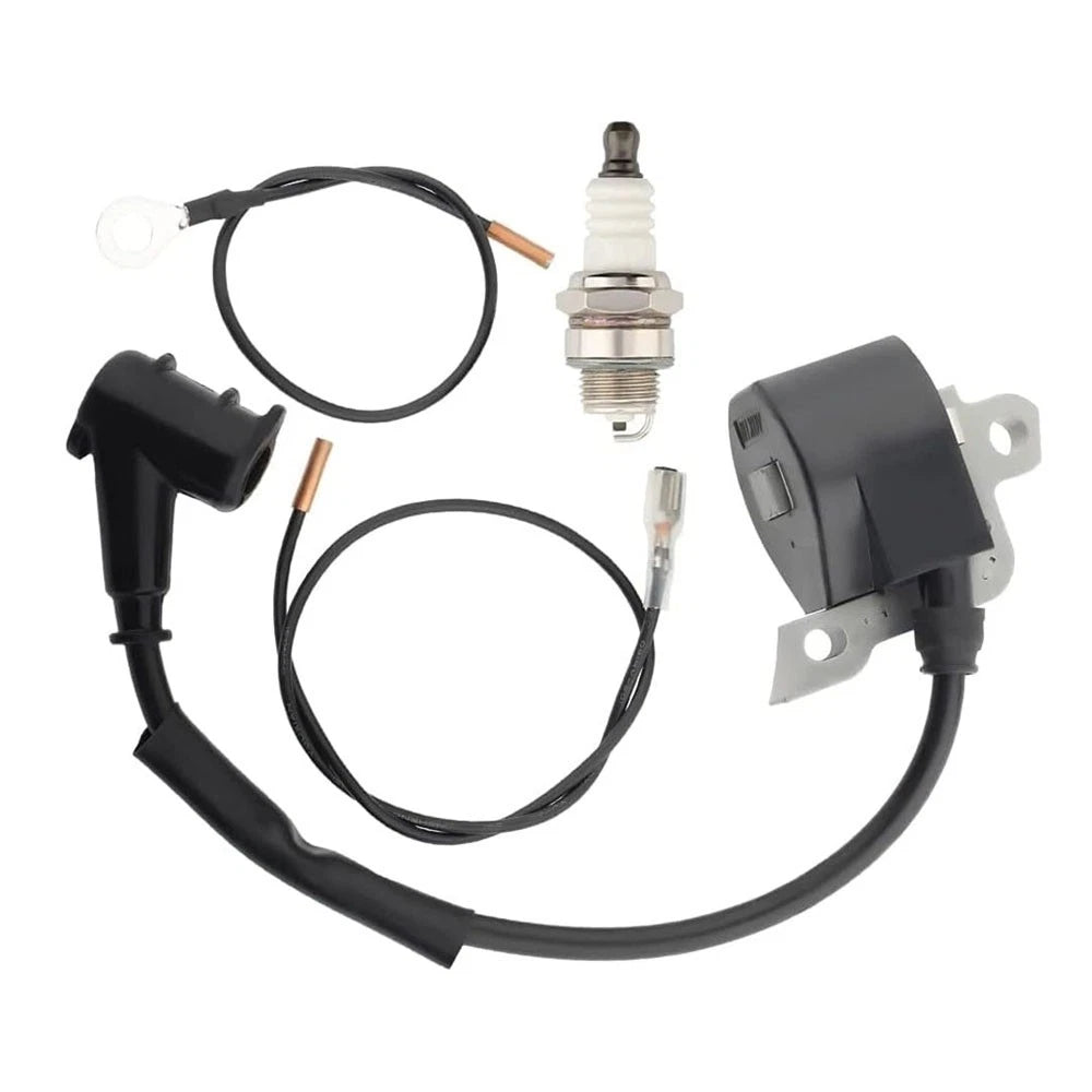 Ignition Coil & Spark Plug for STIHL 024 026 029 034 036 039 044 MS440 (1990–2023)