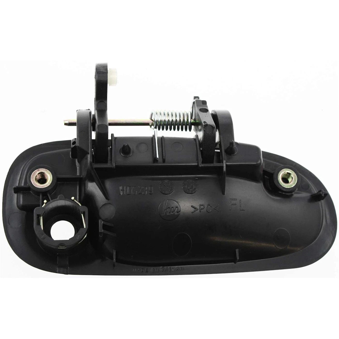 Exterior Door Handle for Honda Civic (1996–2000) Front Driver Smooth Black