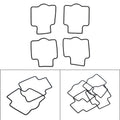 Carburetor Float Bowl Gaskets Kit for Kawasaki ZX1100 ZX900 ZX600 (1989–2005)
