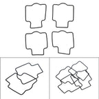 Carburetor Float Bowl Gaskets Kit for Kawasaki ZX1100 ZX900 ZX600 (1989–2005)