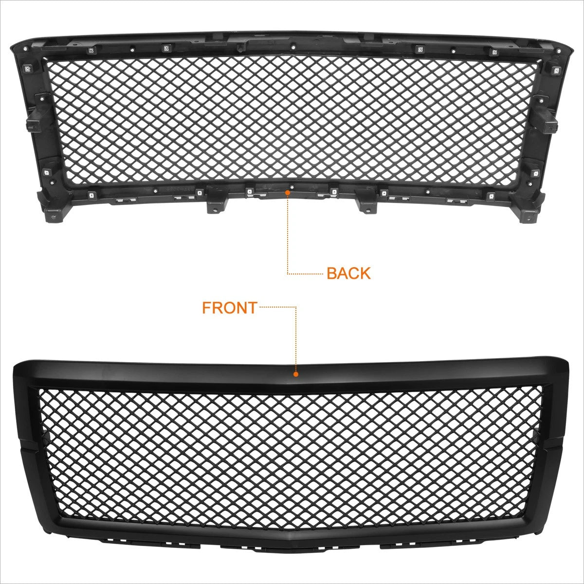 Set of 2 Chrome Side Step Nerf Bars for Silverado/Sierra Regular Cab (2007–2019)
