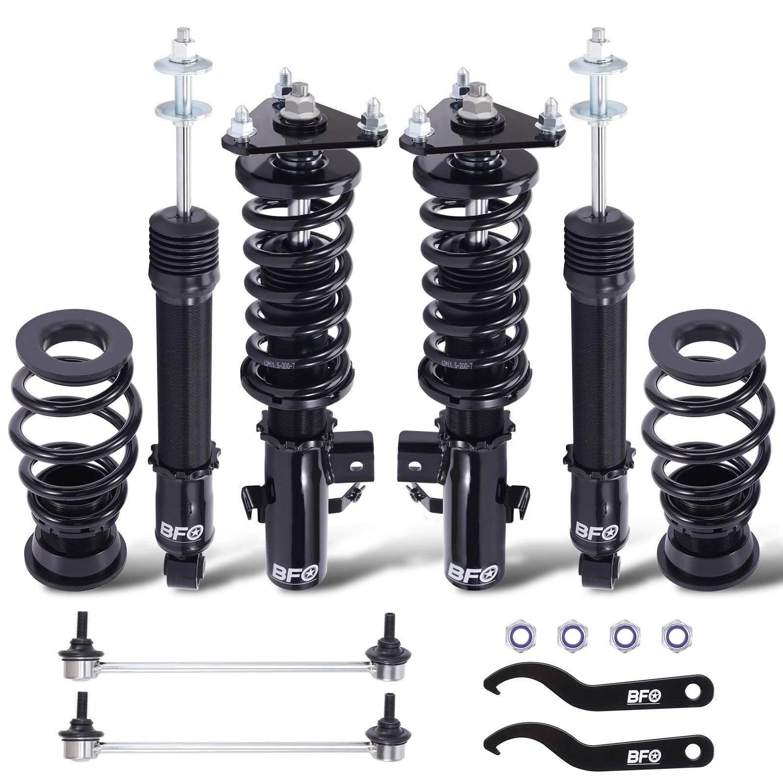 BFO Adjustable Height Coilovers for Honda Civic (2012–2015)