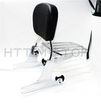 Detachable Sissybar Backrest Luggage Rack for Harley Softail (2006–Present)
