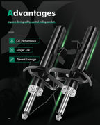 Front Shocks Struts Pair for Mazda 3 (2004–2013) & Mazda 5 (2006–2010)