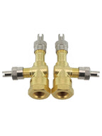 TPMS Valve Tee Adapter / Pack of 2 / Long lasting for Motorcycles and Cars