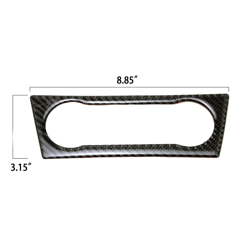 Real Carbon Fiber Center Console AC Switch Trim Decal for Mercedes A180 (2013-2018)