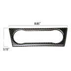 Real Carbon Fiber Center Console AC Switch Trim Decal for Mercedes A180 (2013-2018)