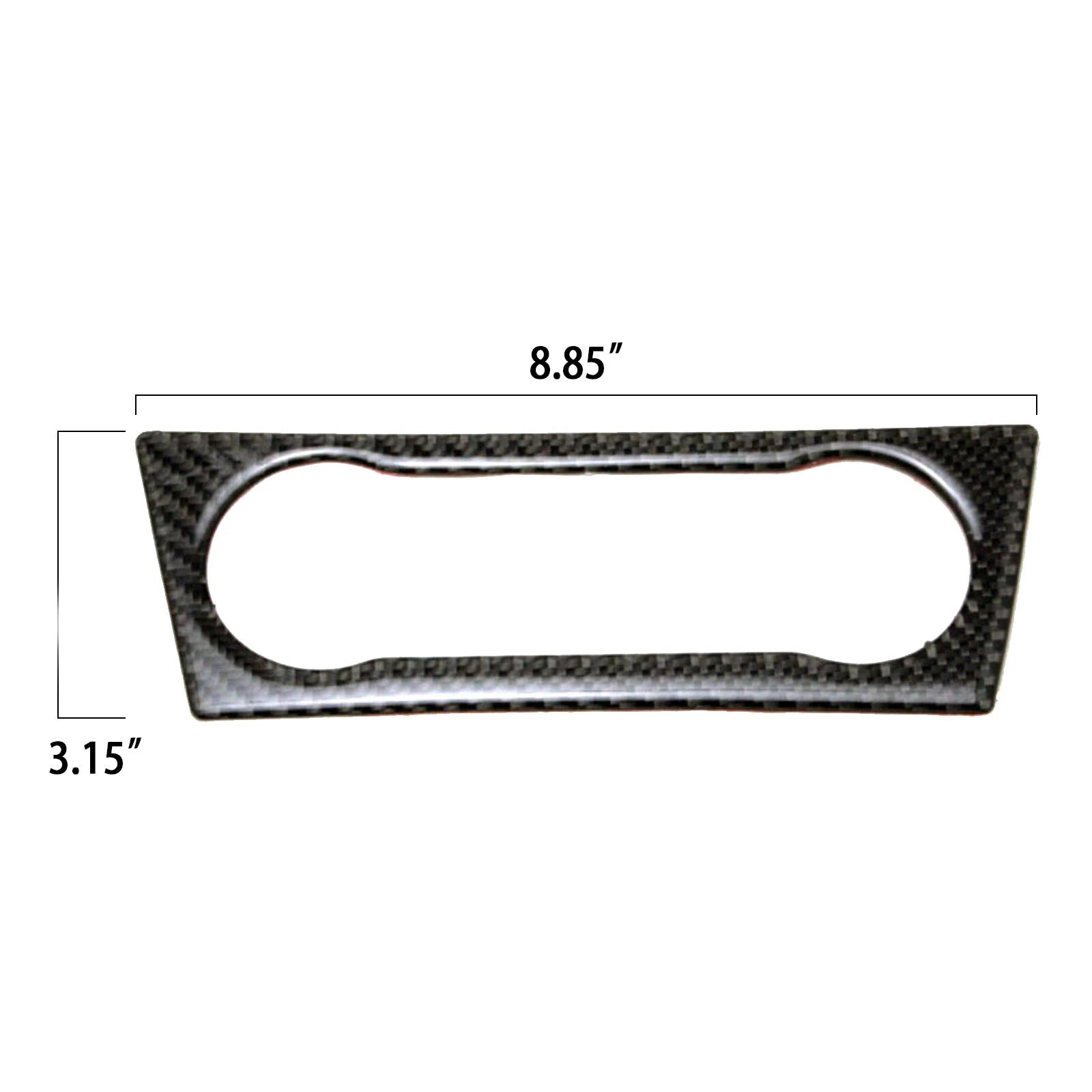 Real Carbon Fiber Center Console AC Switch Trim Decal for Mercedes A180 (2013-2018)
