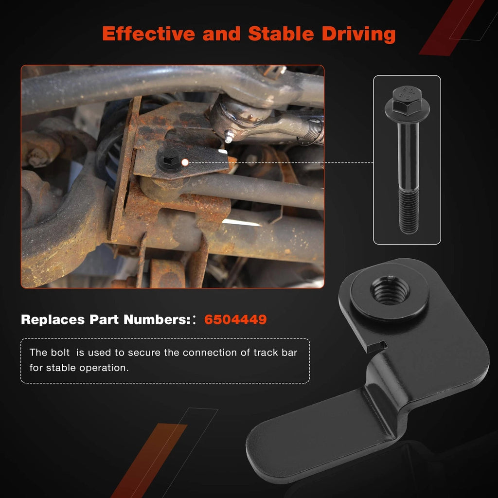 Front Track Bar Bolt & Flag Nut Retainer for Jeep Wrangler TJ (1997-2006)
