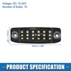 2Pcs LED License Plate Light Assembly No. 92501-3S100 for Hyundai Sonata (2005–2015)