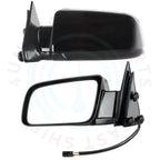 2X Power Side Mirrors for Chevy Tahoe GMC Yukon (1995–1998) Black