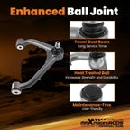 Set of 2 Lift Front Upper Control Arms for Silverado Sierra 1500 (1999-2006)
