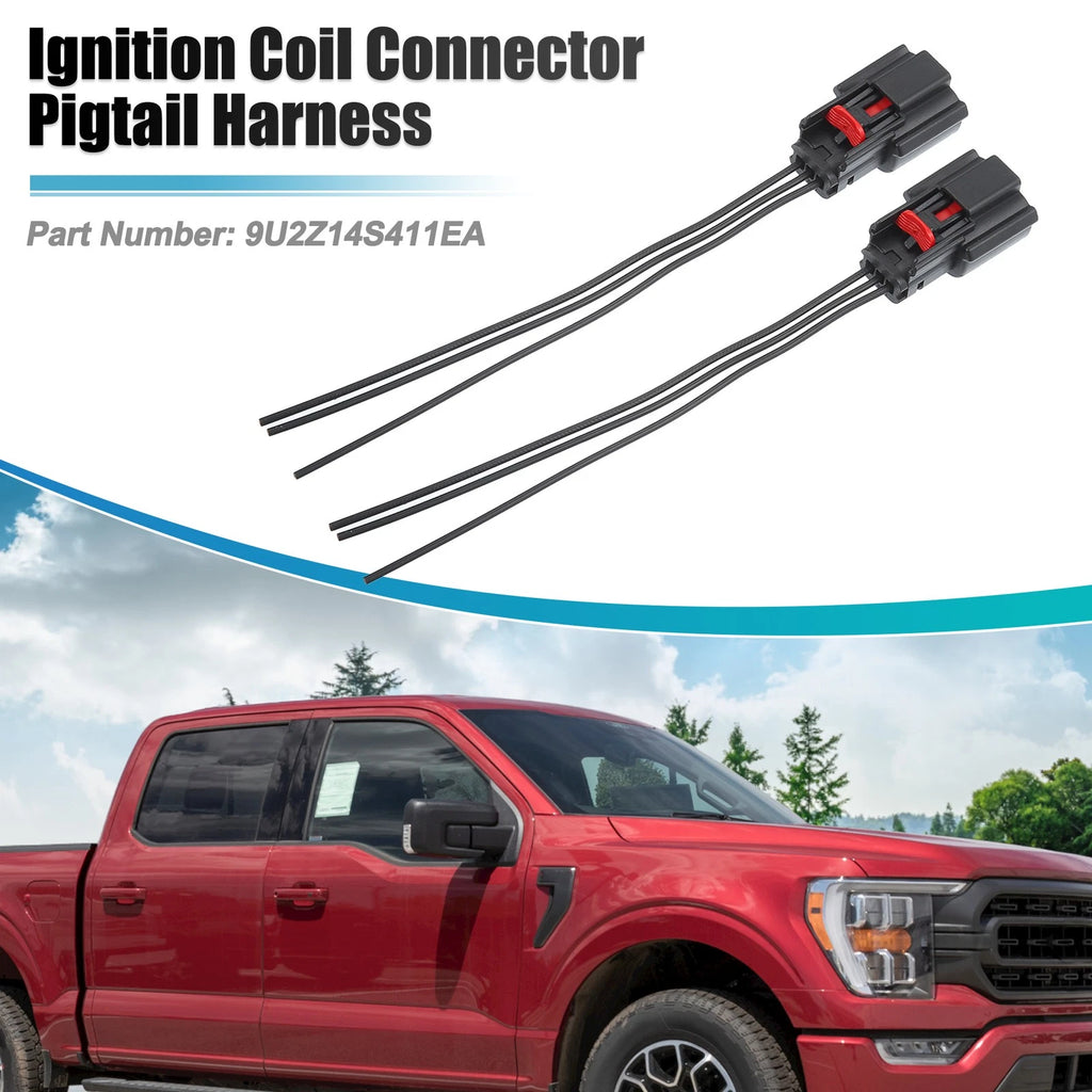 Ignition Coil Connector Pigtail Harness 9U2Z14S411EA for Ford Flex, Lincoln (2009–2019)