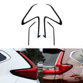 Black Rear Taillight Cover Trims for Honda CR-V (2017–2022)