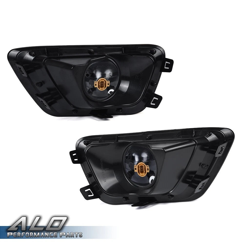 Clear Lens Fog Lights with Chrome Trim for Chevy Colorado (2015–2020)