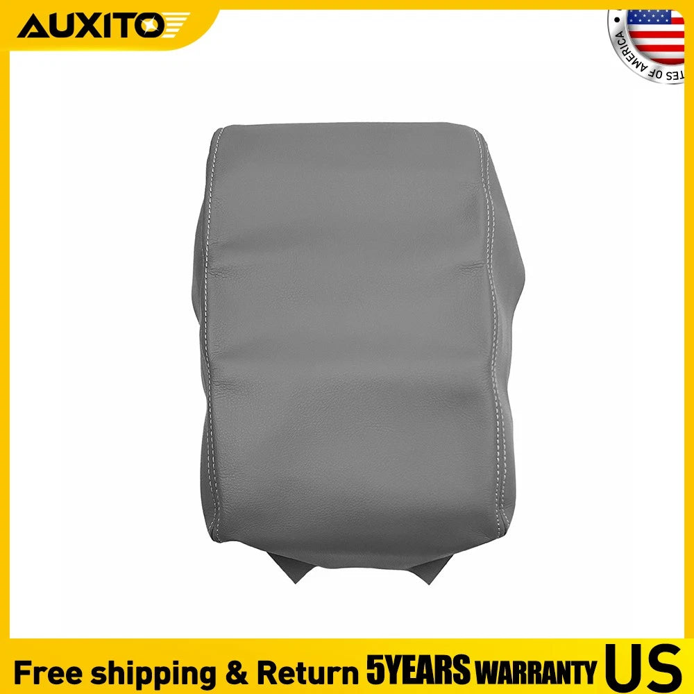 Leather Armrest Cover for Toyota 4Runner (2010–2023) Gray