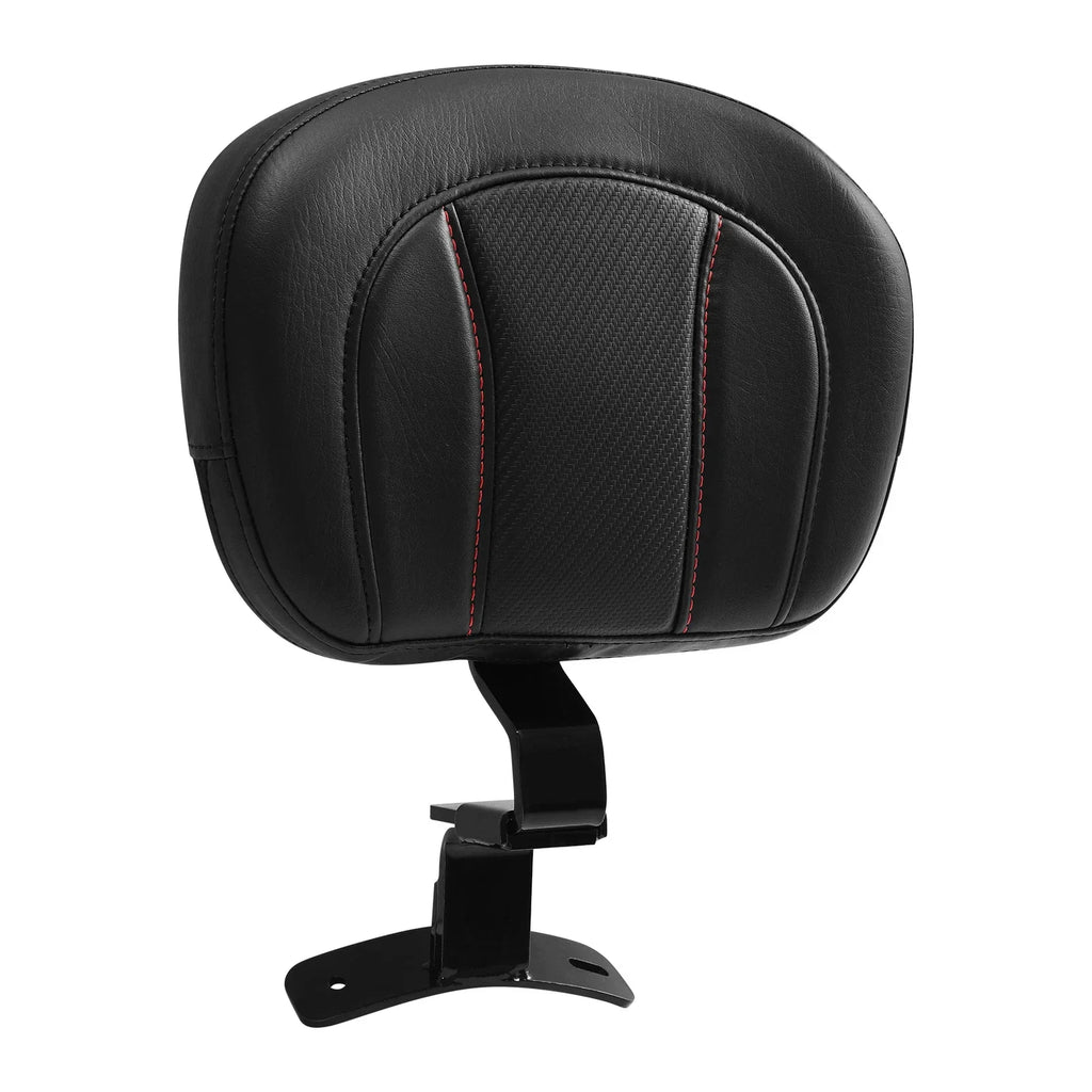 Black Front Rider Backrest for Harley Touring Road King Glide (2009-2023)