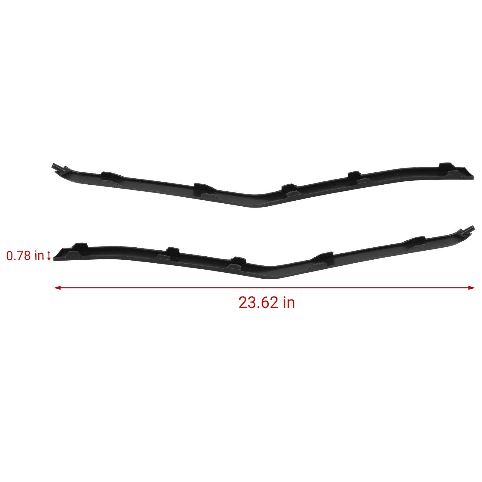 Front Left Right Bumper Lower Molding for Hyundai Elantra (2019–2020) 86564-F2AA0