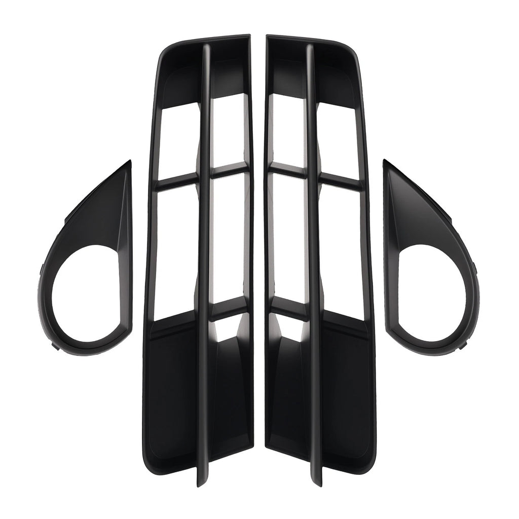 Front Upper Lower Bumper Fog Grille for Audi Q7 (2010–2015) 4L0807681B 4L0807682B